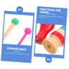 Housoutil Wooden Yarn Knitting Spool Kit 2 Set DIY Craft Tool for Beginners Easy-to-Use Bead Jewelry Maker for Bracelet Weaving for Boys and Girls and Adults Random Color view 3