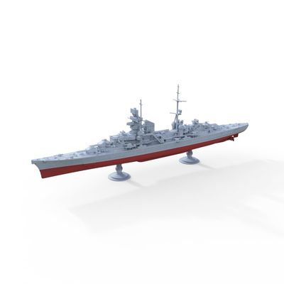 MRY-SFW 1/2000 Military Model Kit German Navy Admiral Hipper 1945 Full Hull