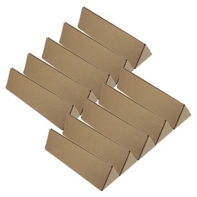 Cabilock 10pcs Artwork Storage Tube Poster Tube Carrying Case Lightweight Kraft Box