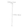 Holibanna 40pcs Metal Wire Floral Place Card Holders Floral Picks for Wedding Birthday Graduation Celebration Photo Holder Stands view 2