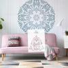 110cm Mandala Huge Giant Flower Round Stencils for Walls to Paint On The Wall Templates Reusable Painting Decorate Decor Big Size Template S552 view 1