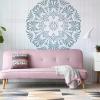 110cm Mandala Huge Giant Flower Round Stencils for Walls to Paint On The Wall Templates Reusable Painting Decorate Decor Big Size Template S552 view 3