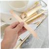 GANAZONO 7pcs Bamboo Scraper Tool for Pottery Sculpting Clay Carving Tools Accessories Carving Kit Handles for DIY Crafts view 4