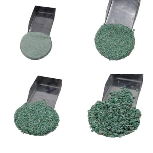 AAA+ Crushed Green Jade Gemstone Coarse All Size Green Jade Stone Inlay Powder Crushed Healing Stone Powder Woodwork Powder Inlay Coarse (1 to 3 MM, 500 Gram (17.63 OZ))
