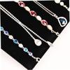 KESYOO Velvet Necklace Stand for Necklace Chains Wall-mounted Jewelry Organizer Display Hanger Holder for Women view 2