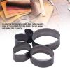 5PCS Leather Cutting Dies, Egg Shape Oval 2060mm Hollow Cutter Die Punching Tool Steel Leather Punch Die Cutter Tools for Handmade Leather Craft view 2