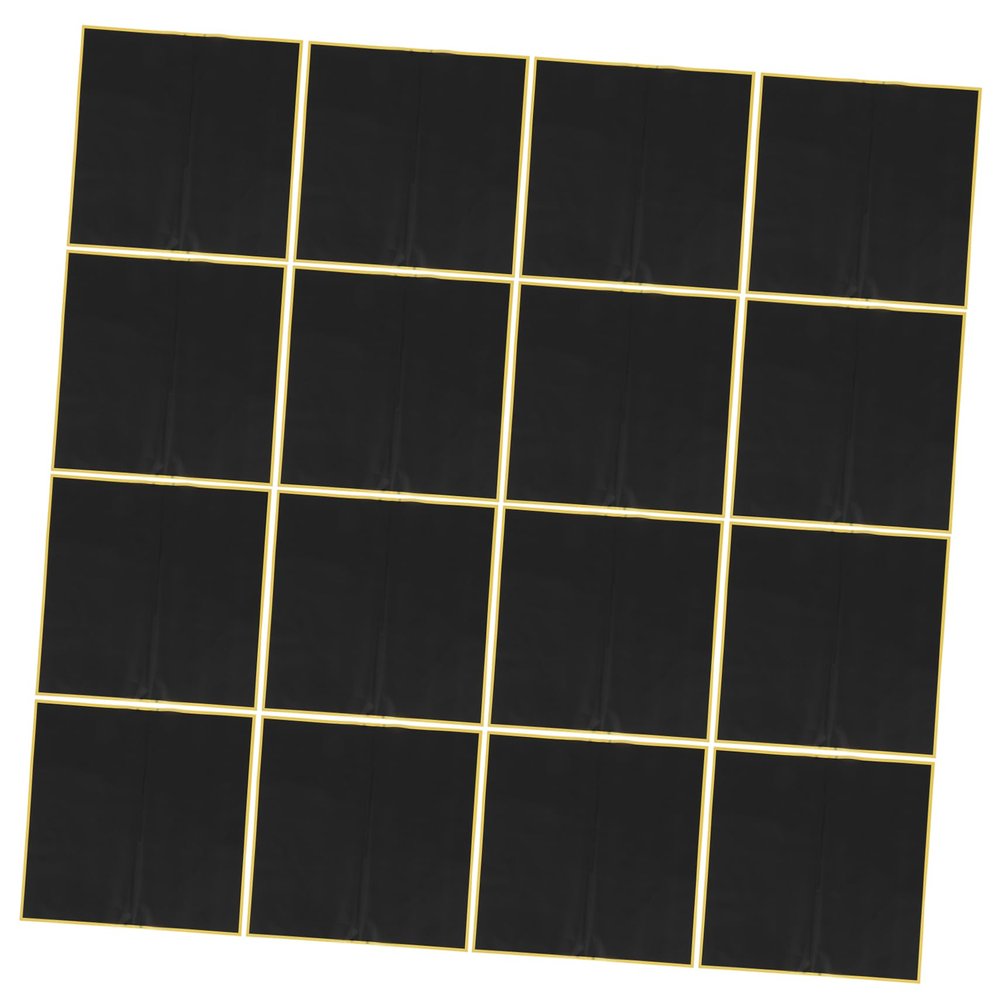 DIYEAH 20pcs Gold Edge Flower Wrapping Paper Waterproof Bouquet Craft Packaging Diy Florist Supplies for Elegant Bouquets Wrapping