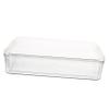 CAXUSD Clear File Box Document Organizer Lid Multi-function Storage for Papers and Files Transparent Filing Box for Home and Office Use view 1