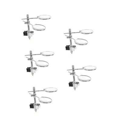 DOITOOL 5pcs Jewelers Magnifying Glass Clip Lens Magnifying Glass Steampunk Magnifier Jewelry Repair Magnifier Eyeglasses Holder for Watchmakers