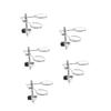 DOITOOL 5pcs Jewelers Magnifying Glass Clip Lens Magnifying Glass Steampunk Magnifier Jewelry Repair Magnifier Eyeglasses Holder for Watchmakers view 1
