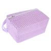 LIFKOME Crochet Hook Storage Bag Yarn Organizer Zipper for Easy Carrying and Practical Storage for Knitting and Crocheting Projects Striped Design view 1