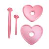 Heart Shape Yarn Holder Spinner Prevent Tangling Pink view 1