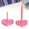 Heart Shape Yarn Holder Spinner Prevent Tangling Pink view 4