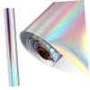 Cabilock 1roll Holographic Vinyl Adhesive Film Window Decal for Use Strong Permanent Adhesive for Home Decor Cars and Mugs view 1
