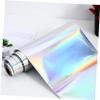 Cabilock 1roll Holographic Vinyl Adhesive Film Window Decal for Use Strong Permanent Adhesive for Home Decor Cars and Mugs view 4