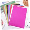 DOITOOL 20 Sheets Diy Craft Paper Glitter Cardstock Pink Paper Adhesive Foil Decoupage view 4