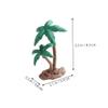 Kisangel 10 Pack Coconut Tree Model Landscape Decor Artificial Miniature Trees for Desk DIY Miniature Plant Models Smooth Surface view 2