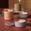 BOOWAN NICOLE Sun Totem Candle Vessels Silicone Mold, Candle Jar Mould Collection for Concrete Cement (SH1201-Short) view 2