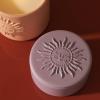 BOOWAN NICOLE Sun Totem Candle Vessels Silicone Mold, Candle Jar Mould Collection for Concrete Cement (SH1201-Short) view 3
