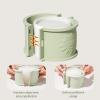 BOOWAN NICOLE Sun Totem Candle Vessels Silicone Mold, Candle Jar Mould Collection for Concrete Cement (SH1201-Short) view 4