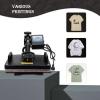 12x15 Heat Press Machine 15 in 1 Heat Press Machine for T Shirts 360 Rotation Printer with Hat Press 11 OZ Tumbler Press Shirt Press Machine(Black-6 in 1) view 3