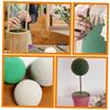 ARTIBETTER 10pcs Spherical Flower Arrangement Mud Base for Floral Design High Density Resin Floral for Fresh and Dried Flowers Convenient and Easy to Use view 3