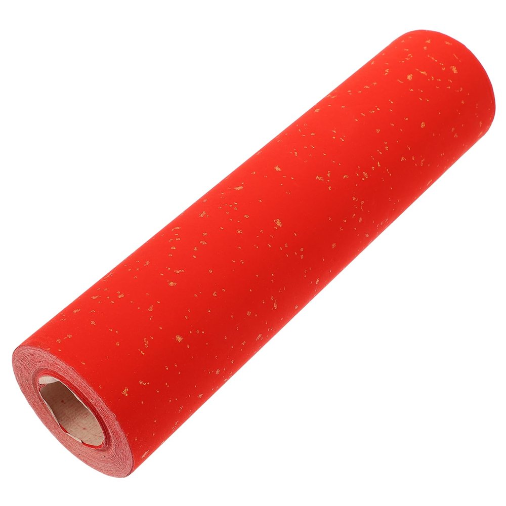 DOITOOL 1roll Chinese Red Xuan Paper for Calligraphy and Decor of Blank Writing Paper for Year Couplets Easy to Use for Weddings and Festivals