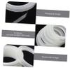 Angoily 6rolls Transparent Floral Tape Stem Wraps for Bouquets Flexible and Craft Tape for Flower Arrangements and Wedding Decorations view 3