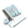 LIFKOME 11-Piece Leathercraft Tool Die Punch Snap Kit with Base for Installing Rivet Buttons for DIY Crafts Jackets and Bag Repairs view 1