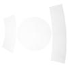 TEHAUX Acrylic Sewing Template Set 3 Pieces Transparent Quilting Rulers Bucket Hat Patterns High Precision Sewing Measuring Tools for DIY Patchwork view 1