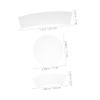 TEHAUX Acrylic Sewing Template Set 3 Pieces Transparent Quilting Rulers Bucket Hat Patterns High Precision Sewing Measuring Tools for DIY Patchwork view 4