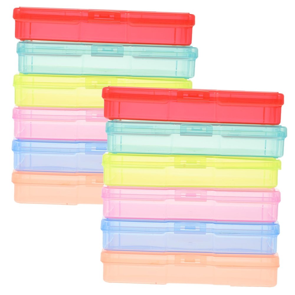 balacoo 2sets Craft Storage Containers Photo Keeper Box Dividers for Special Education