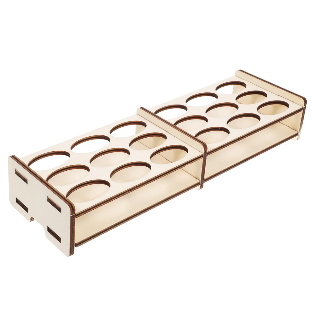 DOITOOL Art Supply Wooden Rack Pigment Holder Acrylic Paint Storage Lightweight Organizer Rack
