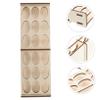 DOITOOL Art Supply Wooden Rack Pigment Holder Acrylic Paint Storage Lightweight Organizer Rack view 3