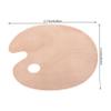 ARTIBETTER Wooden Pigment Mixing Tray for Watercolor and Oil Painting Palette for Artists and Beginners for Mixing Handheld Design view 2