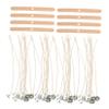 DEARMAMY 1set Candle Making Wicks Kit Candle Wicks Stirring Sticks for Beginners and Experienced view 1