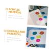 Beaupretty 1set Foundation Mixing Palette Makeup Mixing Tray Pigment Plate Paint Tray Professional Makeup Tool view 2