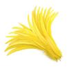 100 Pcs/Lot 25-30 Cm Rooster Tail Feathers for Crafts Carnival Accessories Wedding Party Decoration Yellow view 1