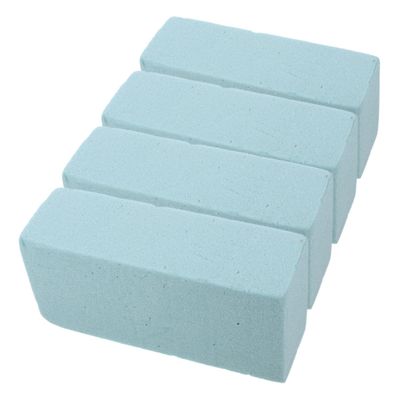 DECHOUS 4PCS Floral Foam Blocks for Fresh Flower Arrangements Wet Foam for Florist Supplies Artificial Flower Craft for DIY Projects Wedding Decorations