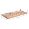 ARTIBETTER Wood Quilting Ruler Rack Ruler Holder Thread Spool Organizer for Sewing Cutting Tools DIY Craft Supplies Classroom Storage view 2