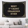 Beer Decorations For Man Cave Best F*Cking Grandma Ever Tapestyr Wall Hanging Man Cave Decor And Accessories(75X100CM) view 1