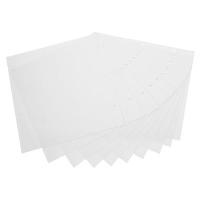 Cabilock 10pcs Self Adhesive Photo Album Pages Refill Pages Binder Inserts for Scrapbook Adhesive Binder Material Easy Photo Storage