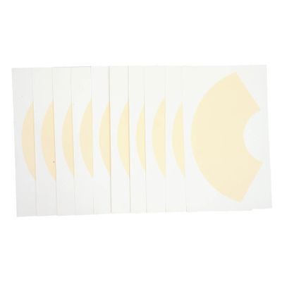 ARTIBETTER 10pcs White Rice Paper Sheets Fan-Shaped Decorative Paper for Calligraphy Chinese Painting Art Craft