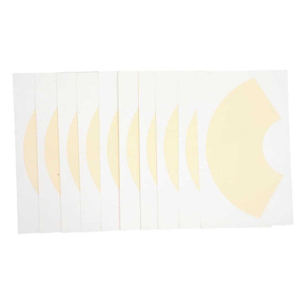 ARTIBETTER 10pcs White Rice Paper Sheets Fan-Shaped Decorative Paper for Calligraphy Chinese Painting Art Craft