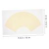 ARTIBETTER 10pcs White Rice Paper Sheets Fan-Shaped Decorative Paper for Calligraphy Chinese Painting Art Craft view 2