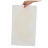 OHPHCALL 10pcs Fan Shaped Xuan Paper Sheets for Chinese Calligraphy and Painting 30x50cm Blank Rice Paper for Artists and Boys and Girls for Sumi Drawing and Craft Projects view 3