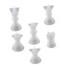 Housoutil 6pcs DIY Chess Pieces Mold Silicone Chess Pieces Mold for DIY Desktop Decor view 1