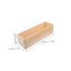 OHPHCALL 2pcs Rectangular Wooden Soap Molds for Handmade Soap Making Lidless Design Versatile Frame for Unique Creations for Crafting Bars view 2