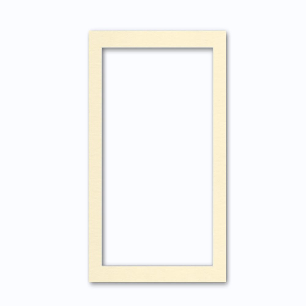 13x19 Matting for 11x17 Photograph or Artwork 4-Ply Bevel Cut Acid Free Matboard for picture framing (Cream)