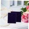 OUNONA 3pcs Jewelry Pouch Dark Snap Button Bags for Necklaces and Earrings Storage Soft and Protective Jewelry Packaging view 4